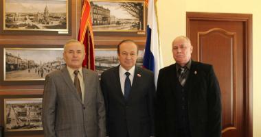 Встреча председателя правления РООР ФКЦ «Тула» с главой Тулы