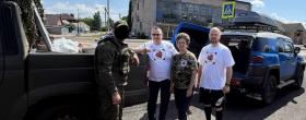Доставили в зону СВО очередную партию гуманитарного груза